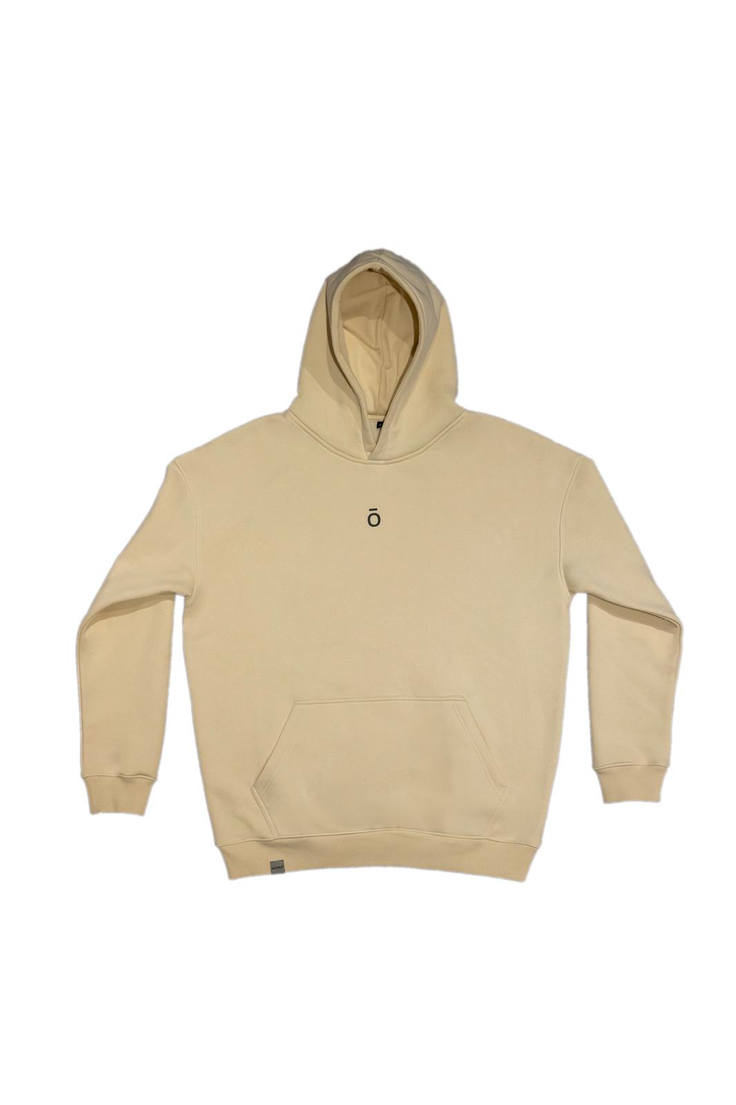 HOODIE UNISEX MINIMAL LOGO (BEIGE)